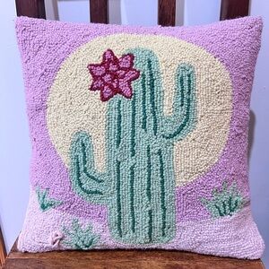 Cactus Patterned Decorative Pillow